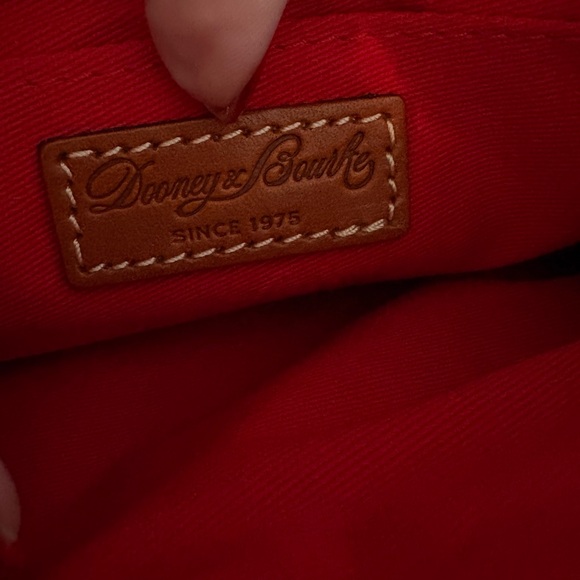 Dooney & Bourke Navy and Brown Wristlet EUC - Picture 12 of 13